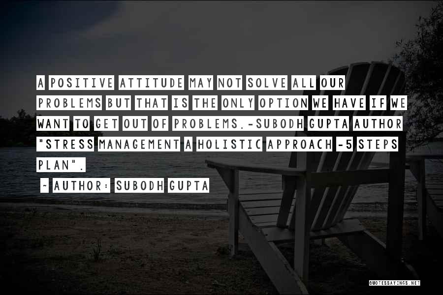 Stress Managing Quotes By Subodh Gupta