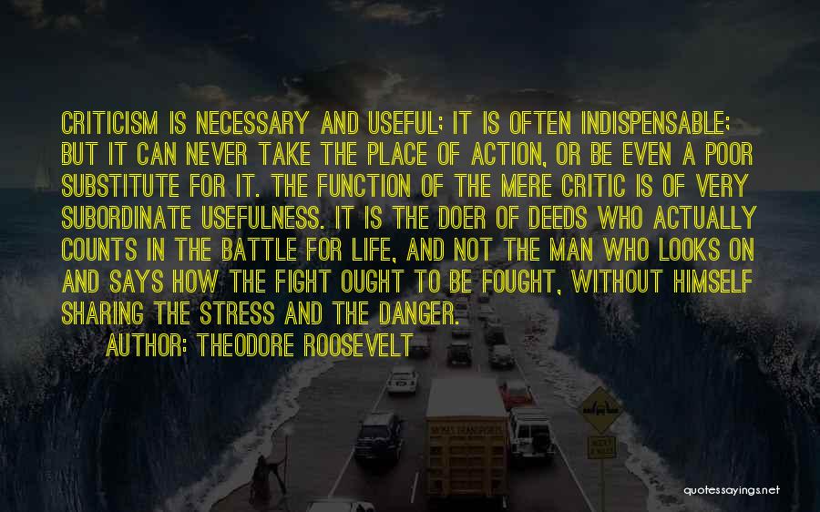 Stress Over No Man Quotes By Theodore Roosevelt