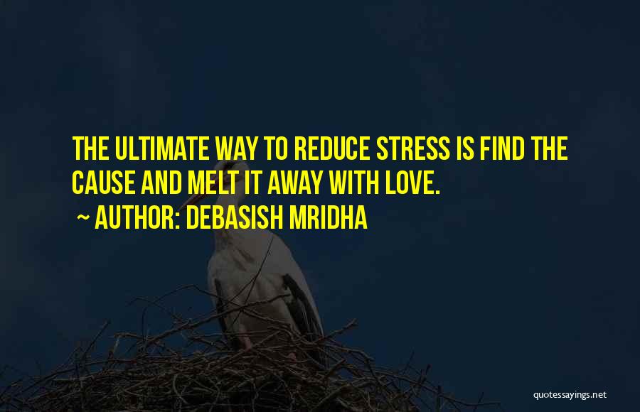 Stress Reduce Quotes By Debasish Mridha