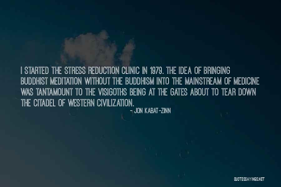 Stress Reduction Quotes By Jon Kabat-Zinn