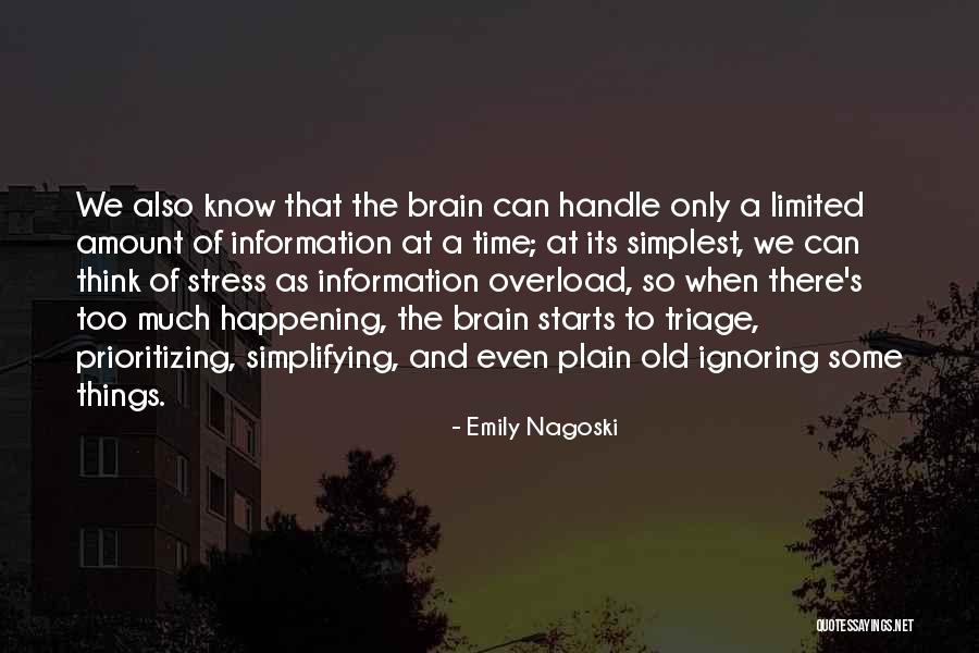 Stress Time Quotes By Emily Nagoski Stress Time Quotes By Emily Nagoski