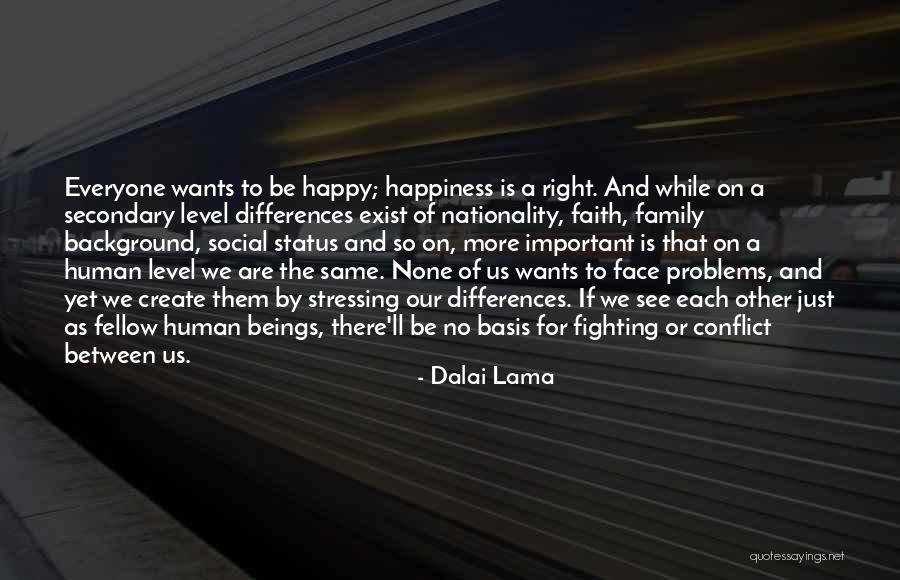 Stressing Over Someone Quotes By Dalai Lama