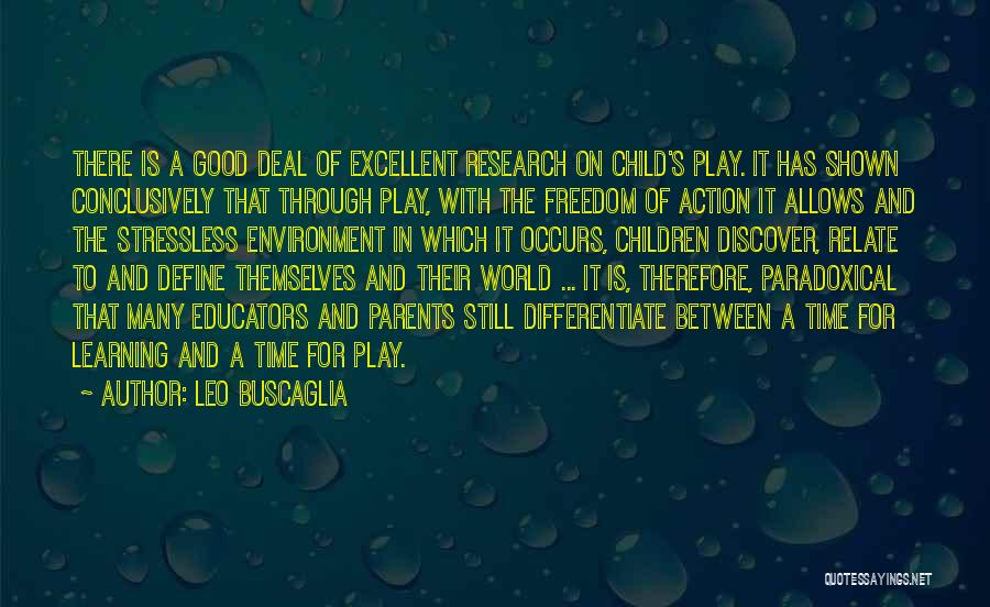 Stressless Quotes By Leo Buscaglia