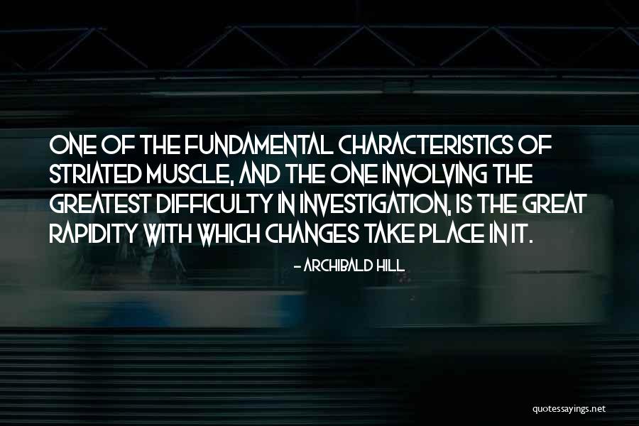 Striated Quotes By Archibald Hill Striated Quotes By Archibald Hill