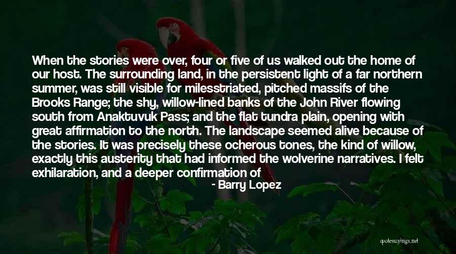 Striated Quotes By Barry Lopez