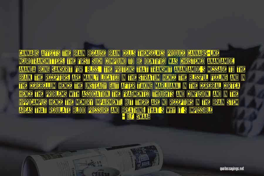 Striatum Quotes By D.F. Swaab Striatum Quotes By D.F. Swaab