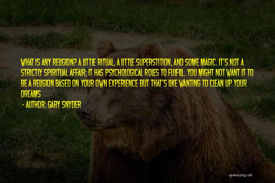 Strictly Quotes By Gary Snyder