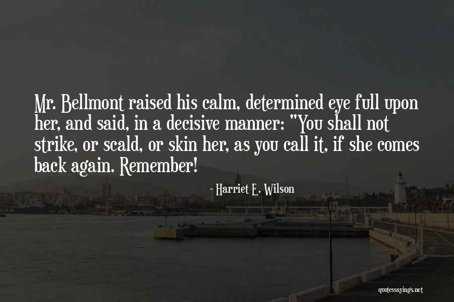 Strike Back Quotes By Harriet E. Wilson Strike Back Quotes By Harriet E. Wilson
