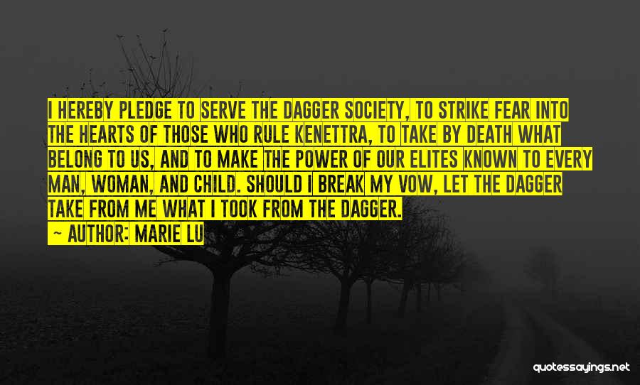 Strike Fear Quotes By Marie Lu