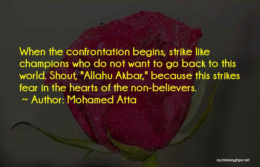 Strike Fear Quotes By Mohamed Atta
