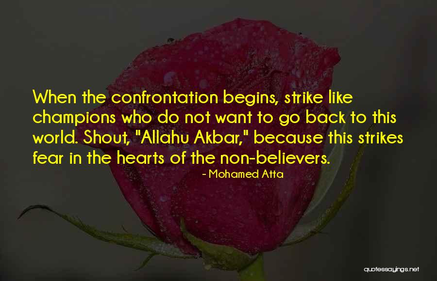 Strike Fear Quotes By Mohamed Atta