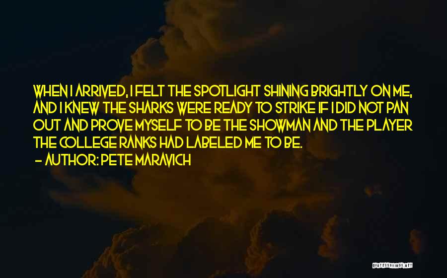 Strike Out Quotes By Pete Maravich