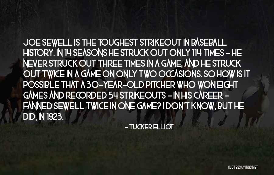 Strikeouts Per 9 Quotes By Tucker Elliot Strikeouts Per 9 Quotes By Tucker Elliot
