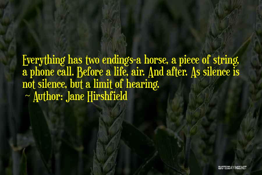 String.join Quotes By Jane Hirshfield