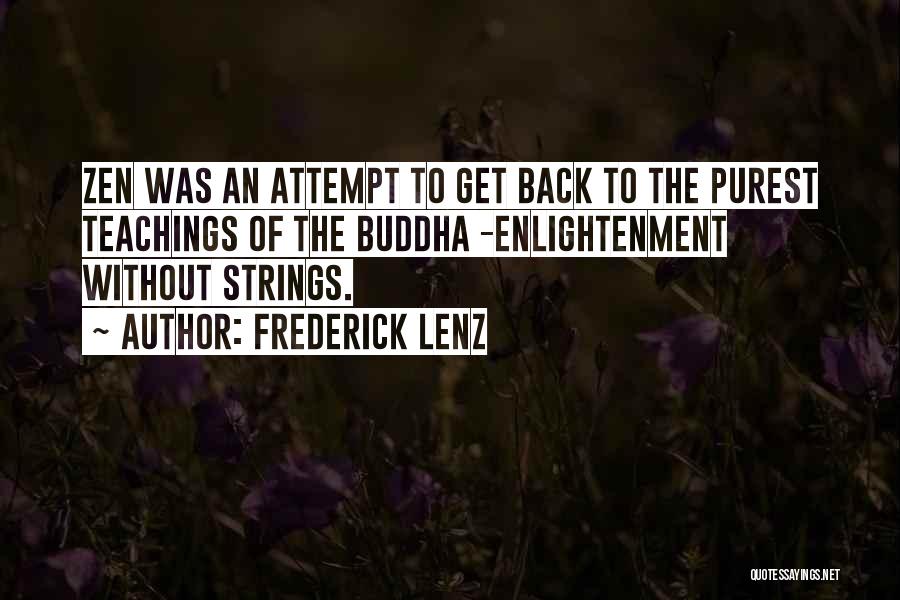 Strings Quotes By Frederick Lenz