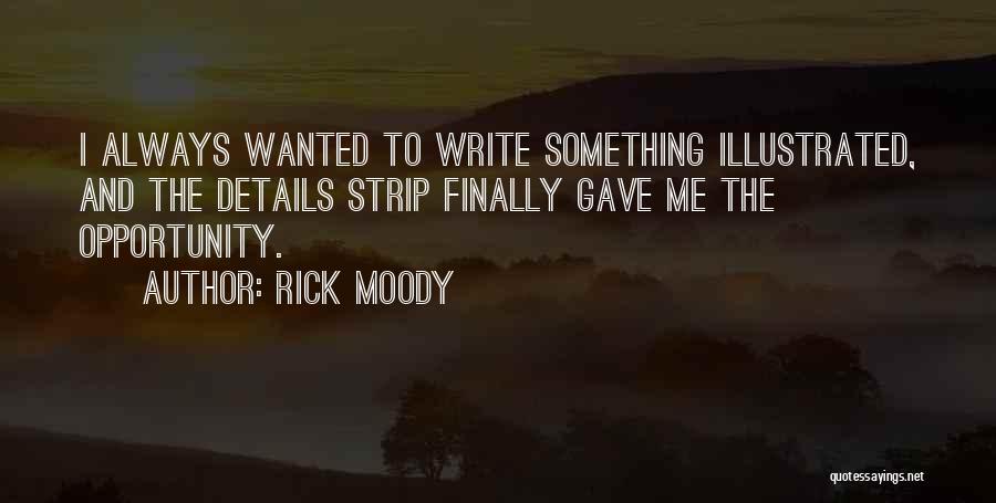 Strip Quotes By Rick Moody
