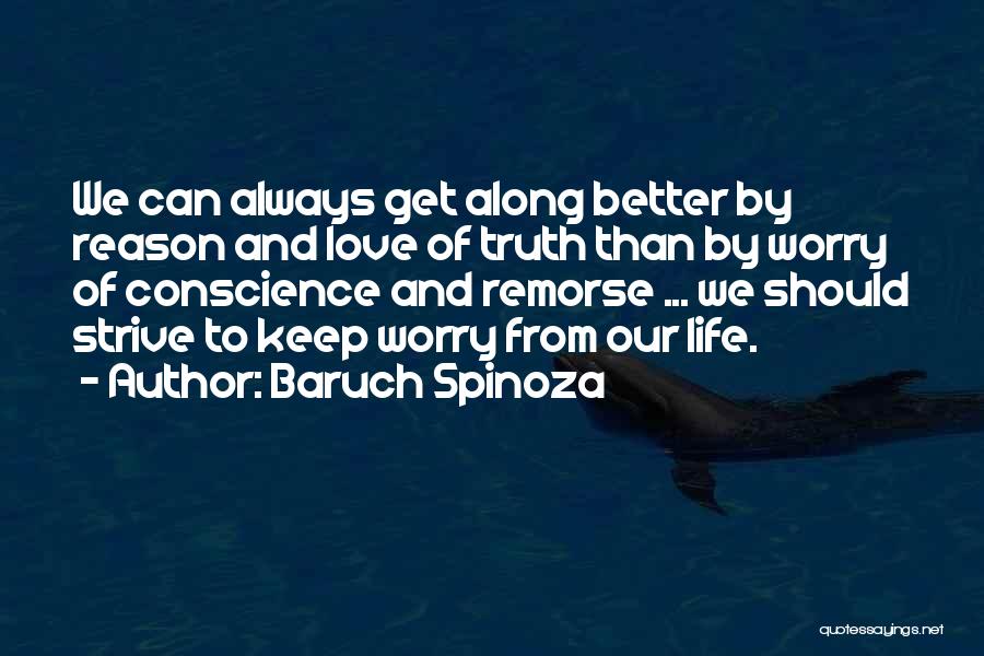 Strive For A Better Life Quotes By Baruch Spinoza