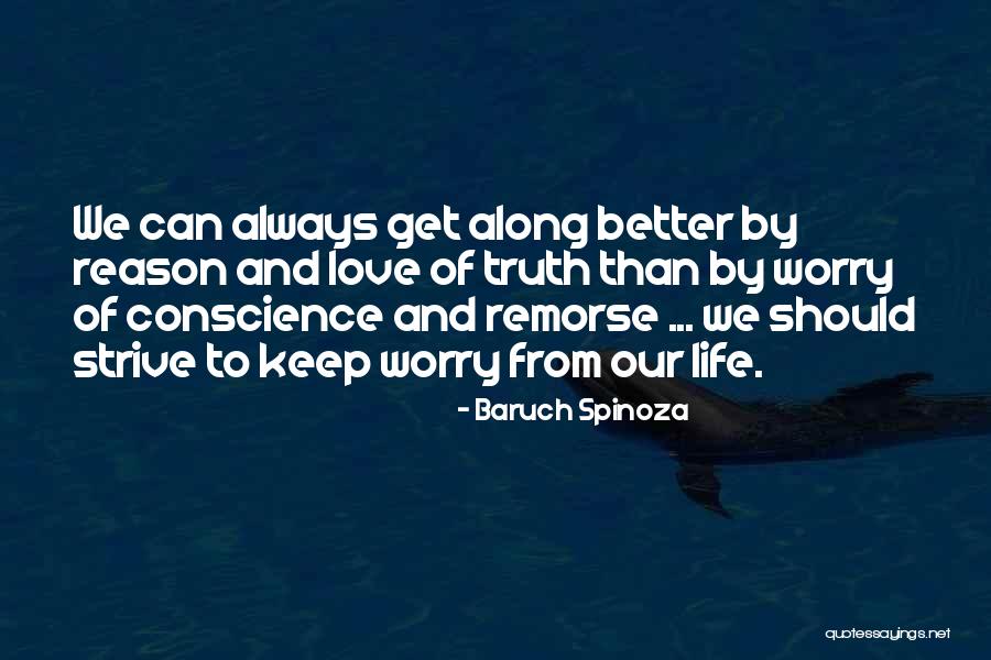 Strive For A Better Life Quotes By Baruch Spinoza