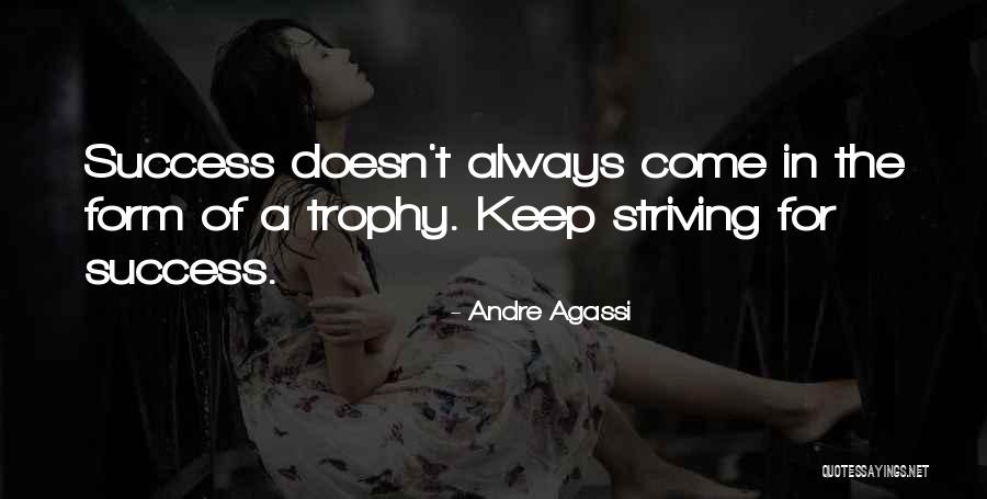 Strive For Success Quotes By Andre Agassi