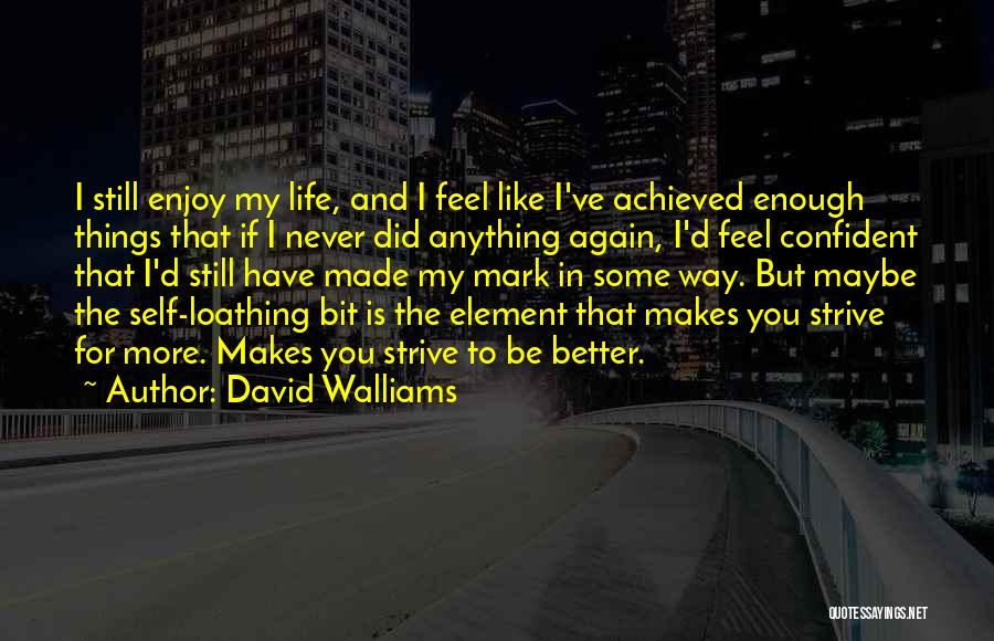 Strive To Be Better Quotes By David Walliams