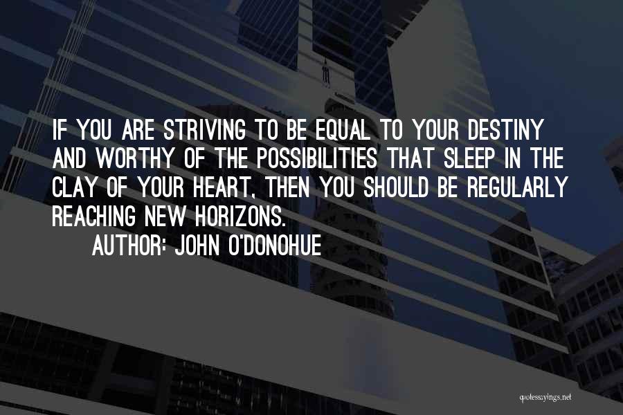 Striving To Be Your Best Quotes By John O'Donohue