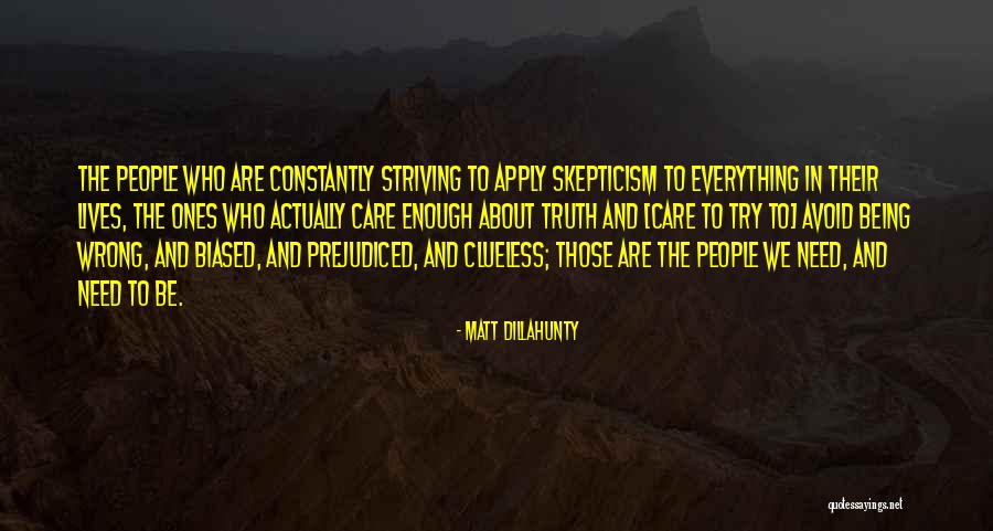 Striving To Be Your Best Quotes By Matt Dillahunty