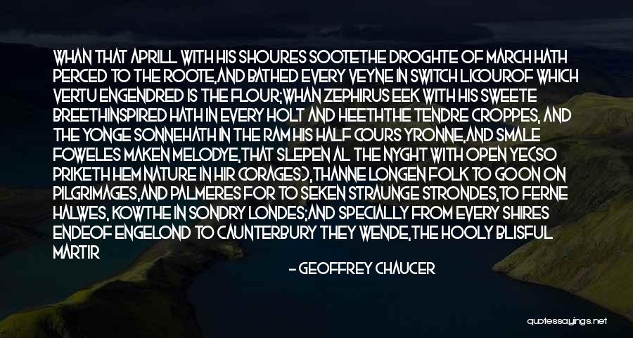 Strondes Quotes By Geoffrey Chaucer Strondes Quotes By Geoffrey Chaucer