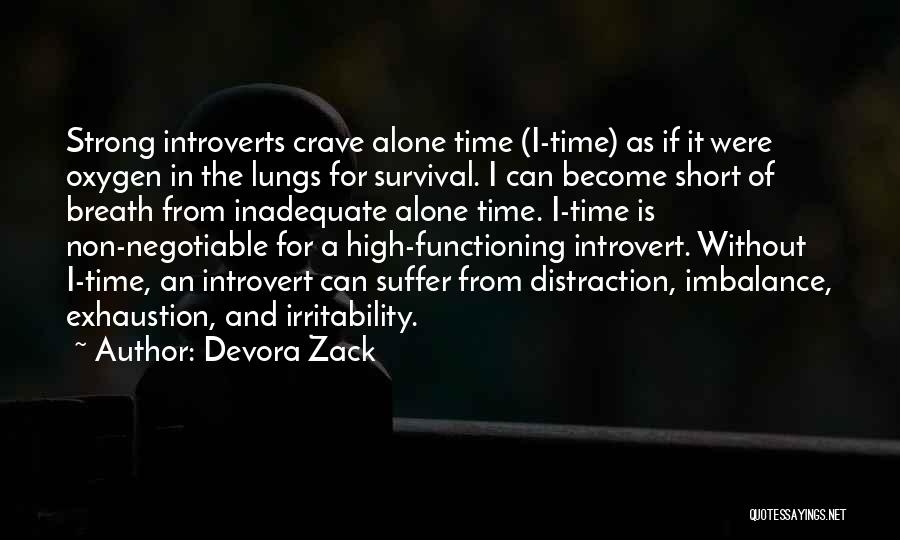 Strong And Short Quotes By Devora Zack