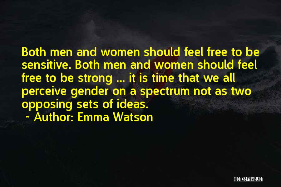 Strong But Sensitive Quotes By Emma Watson