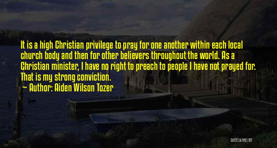 Strong Christian Quotes By Aiden Wilson Tozer