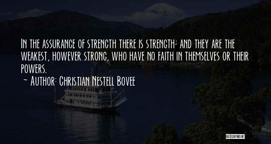 Strong Christian Quotes By Christian Nestell Bovee