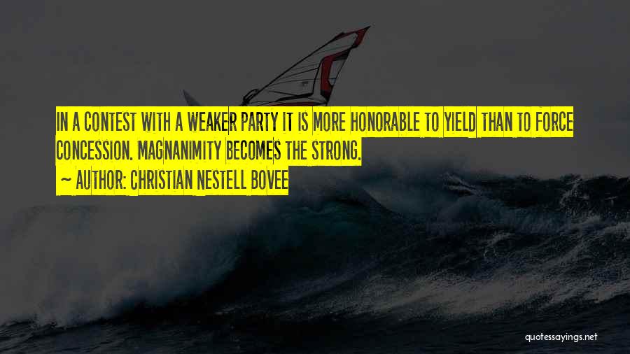 Strong Christian Quotes By Christian Nestell Bovee