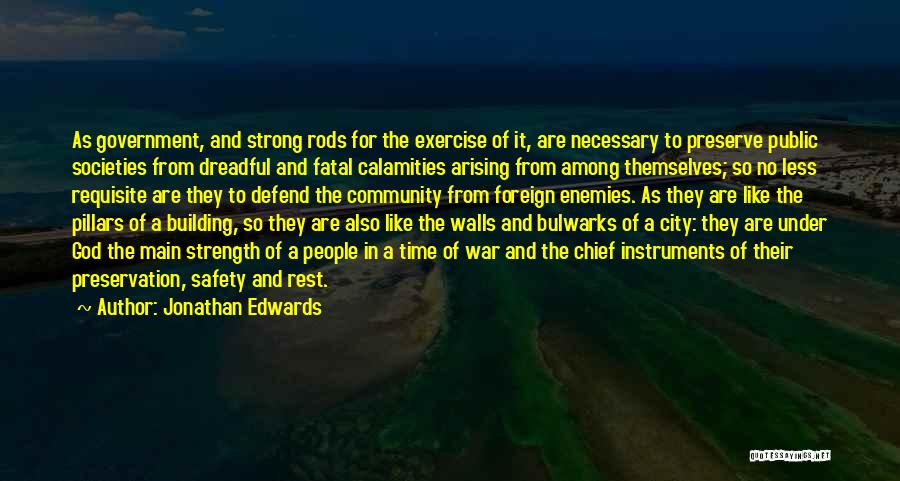 Strong City Quotes By Jonathan Edwards