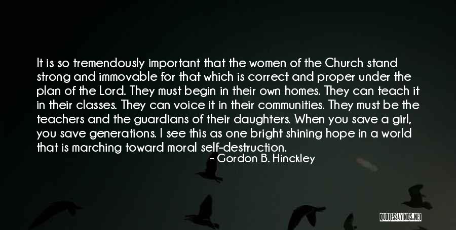 Strong Communities Quotes By Gordon B. Hinckley Strong Communities Quotes By Gordon B. Hinckley