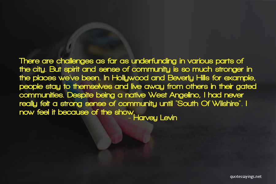 Strong Communities Quotes By Harvey Levin Strong Communities Quotes By Harvey Levin