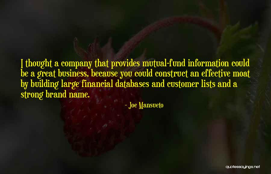Strong Company Quotes By Joe Mansueto Strong Company Quotes By Joe Mansueto