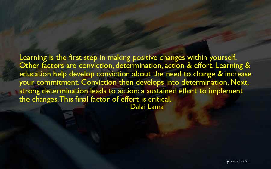 Strong Determination Quotes By Dalai Lama