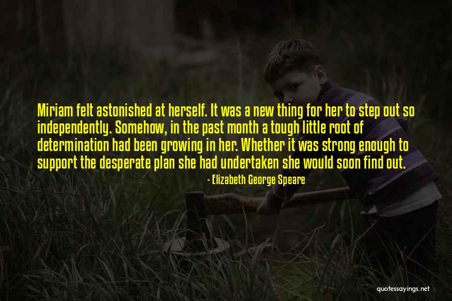 Strong Determination Quotes By Elizabeth George Speare Strong Determination Quotes By Elizabeth George Speare
