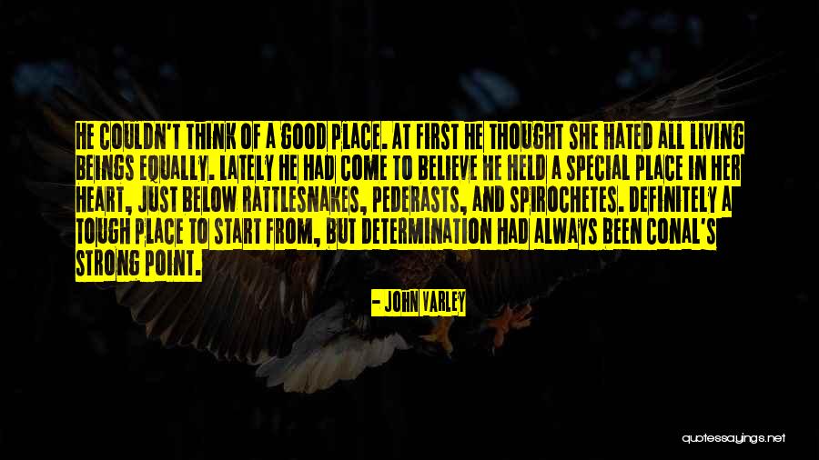 Strong Determination Quotes By John Varley Strong Determination Quotes By John Varley
