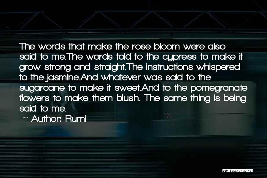 Strong Flowers Quotes By Rumi