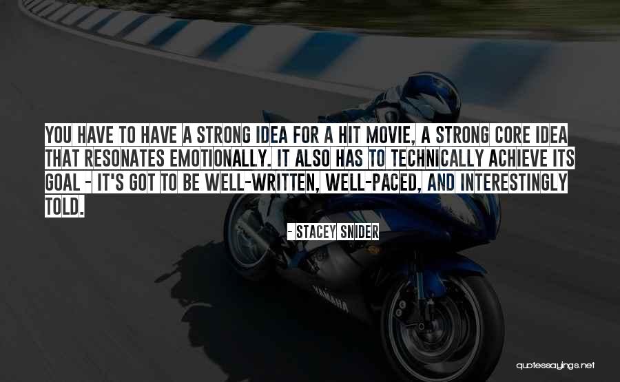 Strong Goal Quotes By Stacey Snider Strong Goal Quotes By Stacey Snider