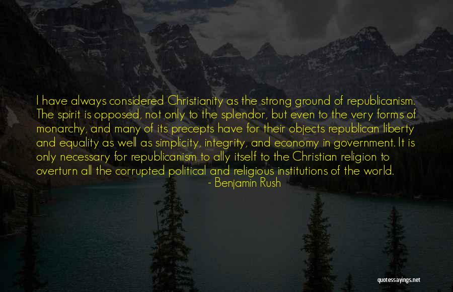 Strong Government Quotes By Benjamin Rush Strong Government Quotes By Benjamin Rush