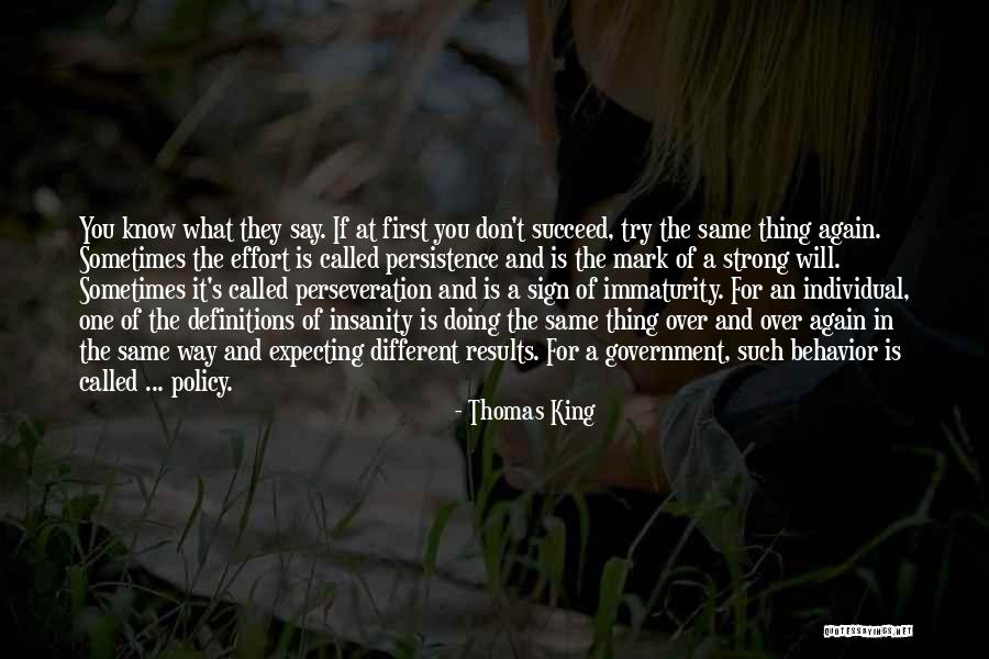 Strong Government Quotes By Thomas King Strong Government Quotes By Thomas King