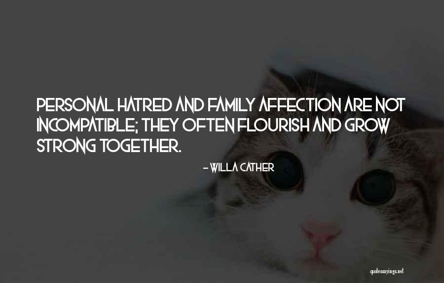 Strong Hatred Quotes By Willa Cather