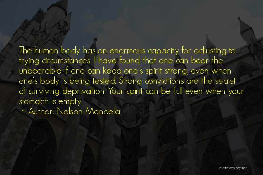 Strong Human Being Quotes By Nelson Mandela