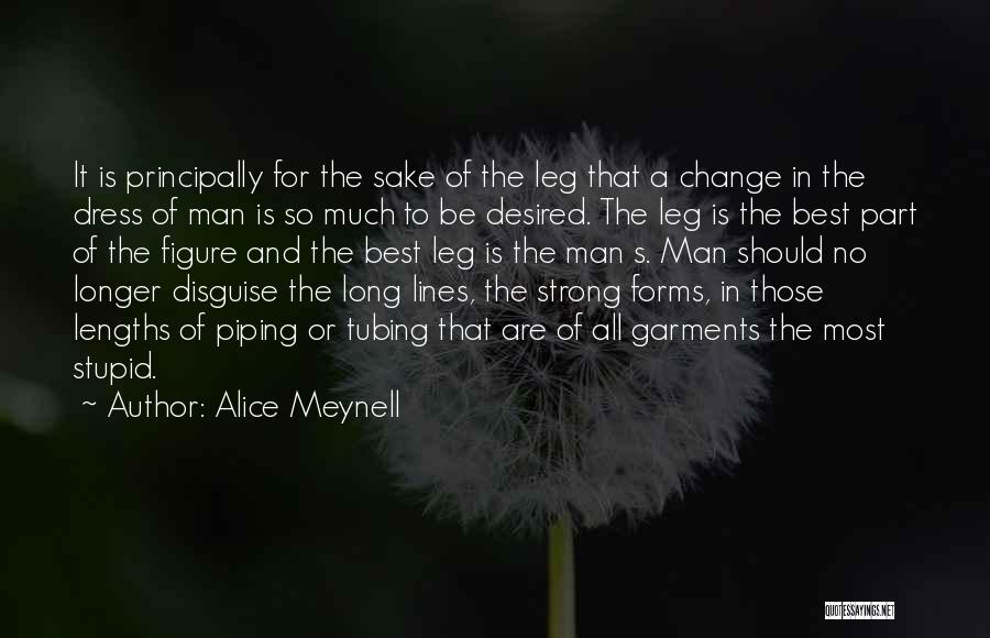 Strong Leg Quotes By Alice Meynell