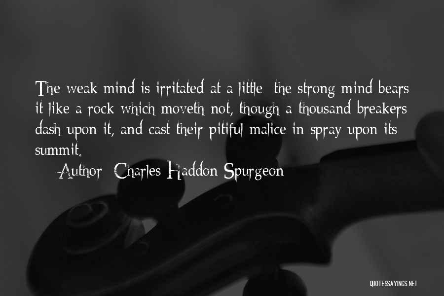 Strong Like A Rock Quotes By Charles Haddon Spurgeon