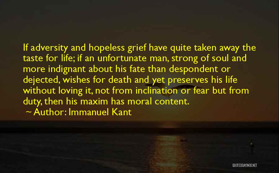 Strong Loving Man Quotes By Immanuel Kant