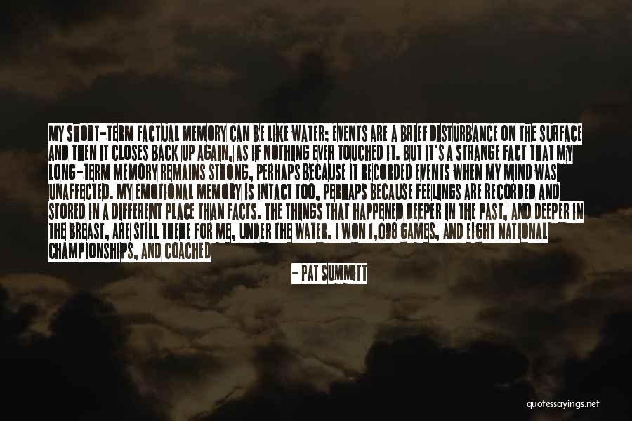 Strong Mind Short Quotes By Pat Summitt Strong Mind Short Quotes By Pat Summitt
