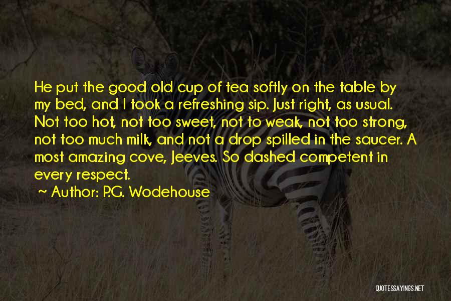 Strong Not Weak Quotes By P.G. Wodehouse